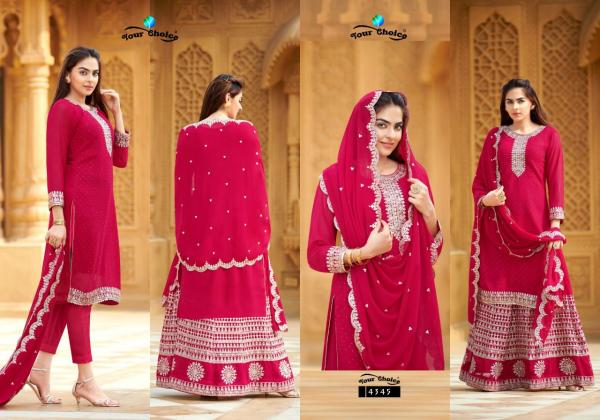 Your Choice Mango Festive Wear Georgette Designer Salwar Kameez